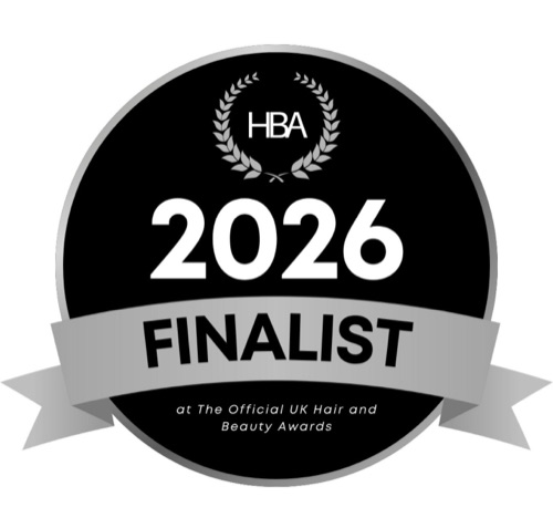 UK Hair & Beauty Awards 2026 Finalist badge